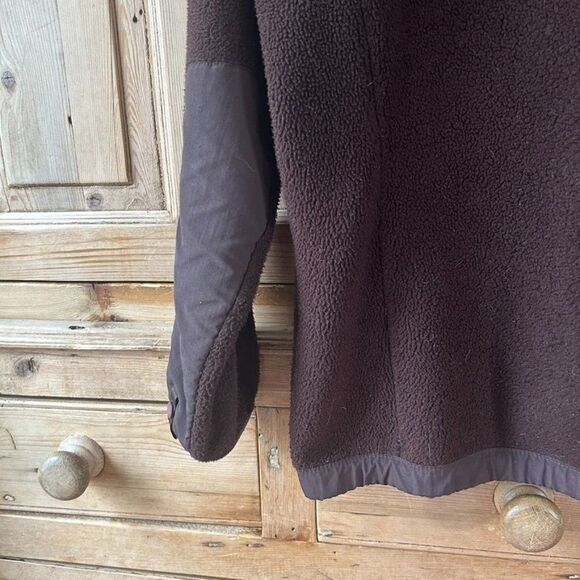 Girl's North Face Large Brown White‎ Fleece Jacket - Picture 9 of 9